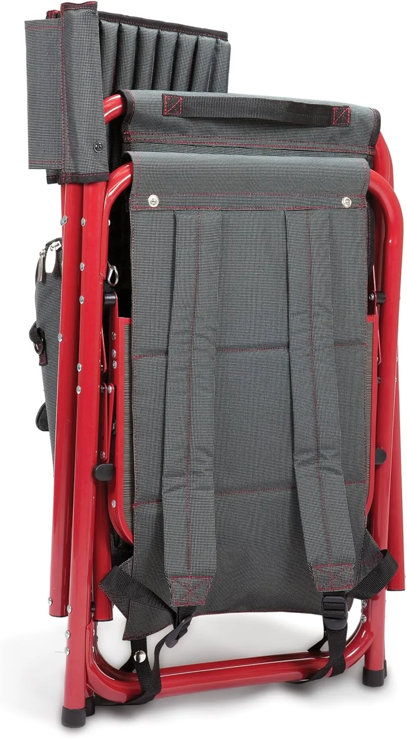 PICNIC TIME Fusion Camping Chair with Side Table and Soft Cooler, Beach Chair for Adults, Lawn Chair