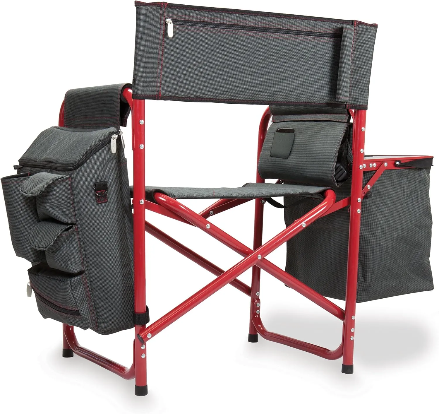 PICNIC TIME Fusion Camping Chair with Side Table and Soft Cooler, Beach Chair for Adults, Lawn Chair