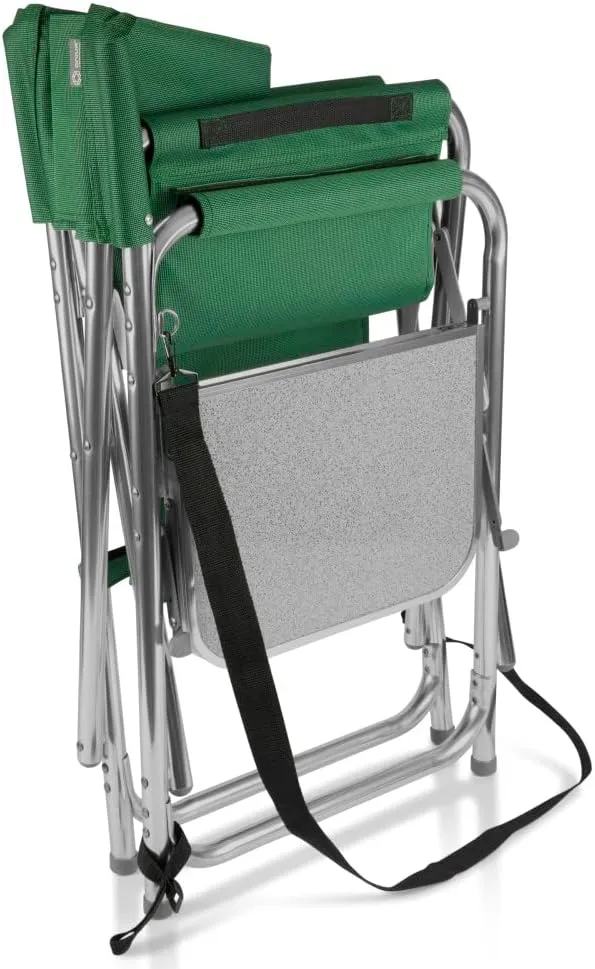PICNIC TIME NCAA Cal Bears Sports Chair with Side Table - Beach Chair - Camp Chair for Adults
