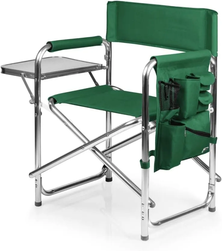 PICNIC TIME NCAA Cal Bears Sports Chair with Side Table - Beach Chair - Camp Chair for Adults