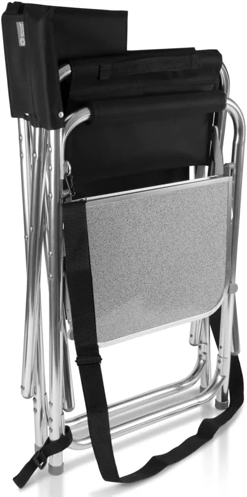PICNIC TIME NCAA Cal Bears Sports Chair with Side Table - Beach Chair - Camp Chair for Adults
