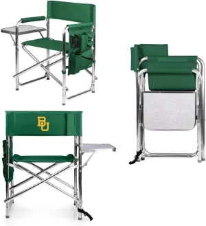 PICNIC TIME NCAA Cal Bears Sports Chair with Side Table - Beach Chair - Camp Chair for Adults