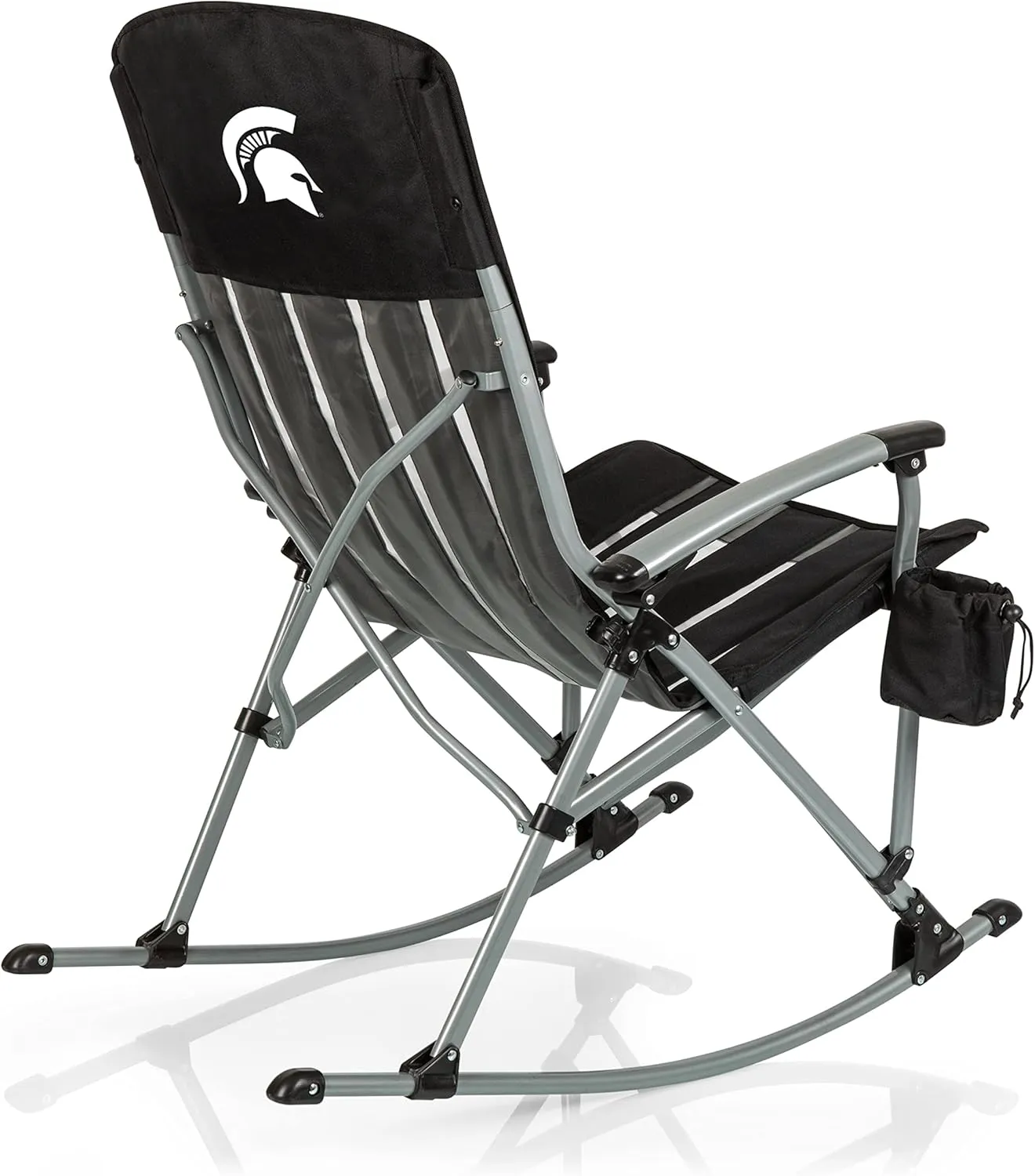 PICNIC TIME NCAA Outdoor Rocking, XL Heavy Duty Camping Chair for Adults