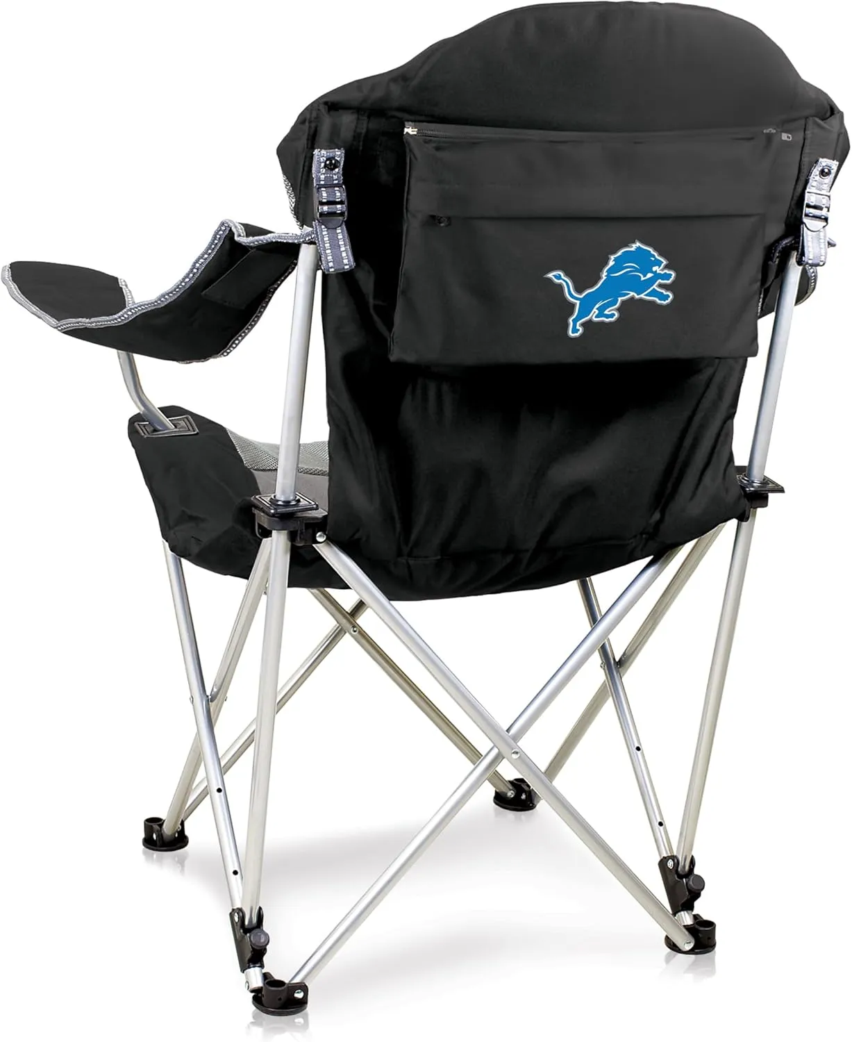 PICNIC TIME NFL Reclining Camp, Beach Adults, Sports Chair with Carry Bag