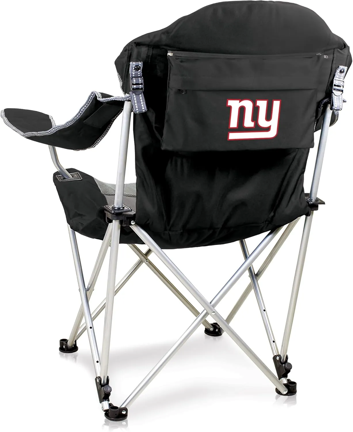 PICNIC TIME NFL Reclining Camp, Beach Adults, Sports Chair with Carry Bag