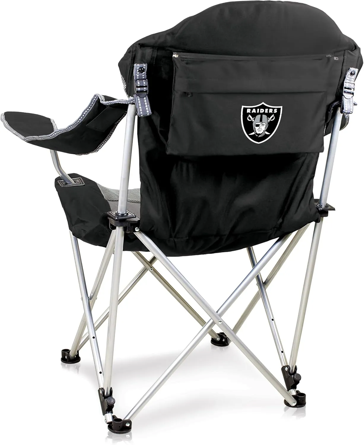 PICNIC TIME NFL Reclining Camp, Beach Adults, Sports Chair with Carry Bag