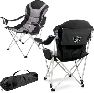 PICNIC TIME NFL Reclining Camp, Beach Adults, Sports Chair with Carry Bag