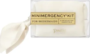 Pinch Provisions Velvet Minimergency Kit for Bridesmaids, Includes 21 Emergency Wedding Day Must-Have Essentials, Perfect Bridal Shower and Bridesmaids Proposal Gift