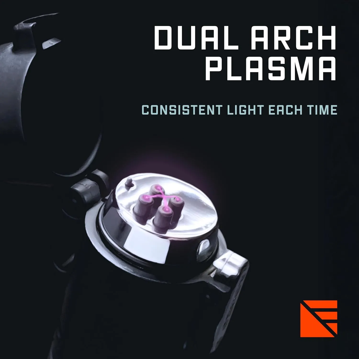 Plasma Lighter - Rechargeable Mini Flashlight - Camping Essentials (Black)