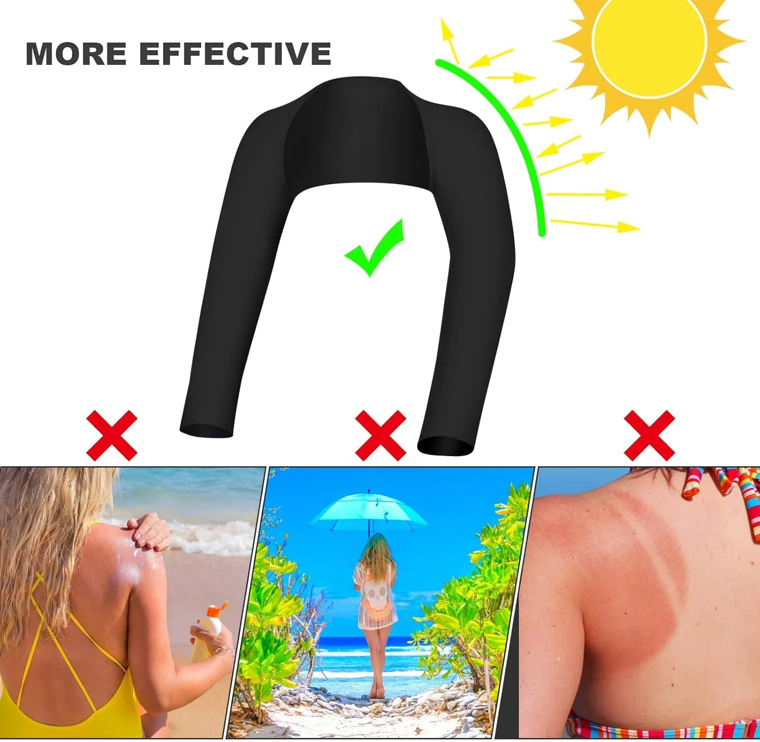 Plus Size Advanced Cooling Shawl Arm Sleeves Sun Protection Women Breathable Anti-UV Golf Outdoor Sports Cooler Shrug