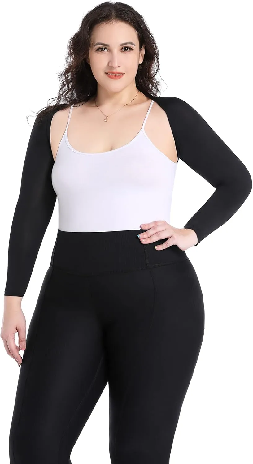 Plus Size Advanced Cooling Shawl Arm Sleeves Sun Protection Women Breathable Anti-UV Golf Outdoor Sports Cooler Shrug