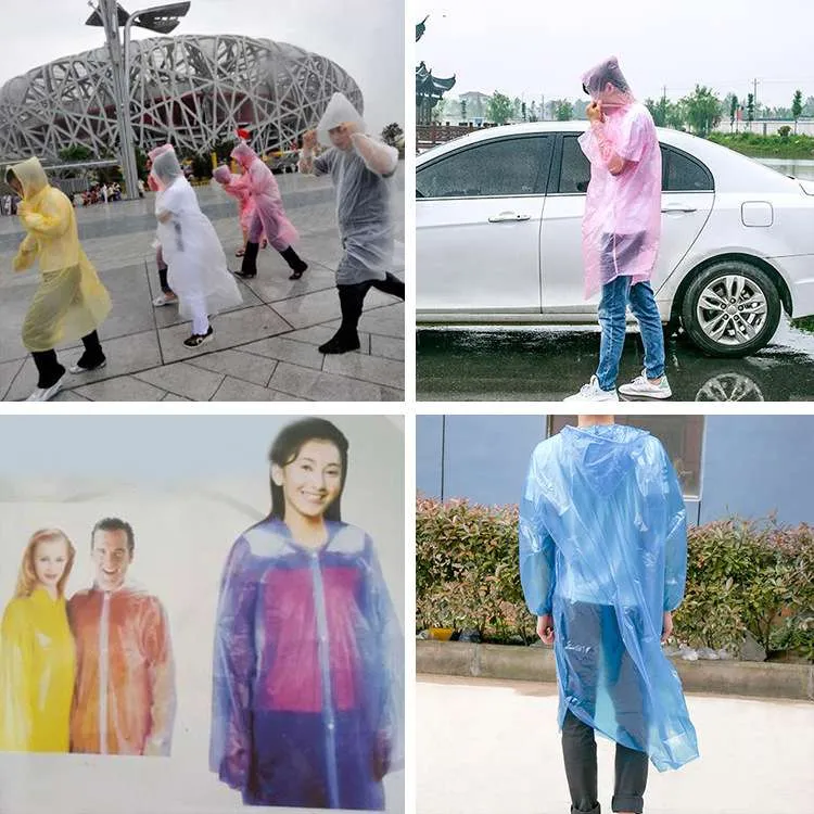 Poncho Portable Light Unisex raincoat (no color selection)