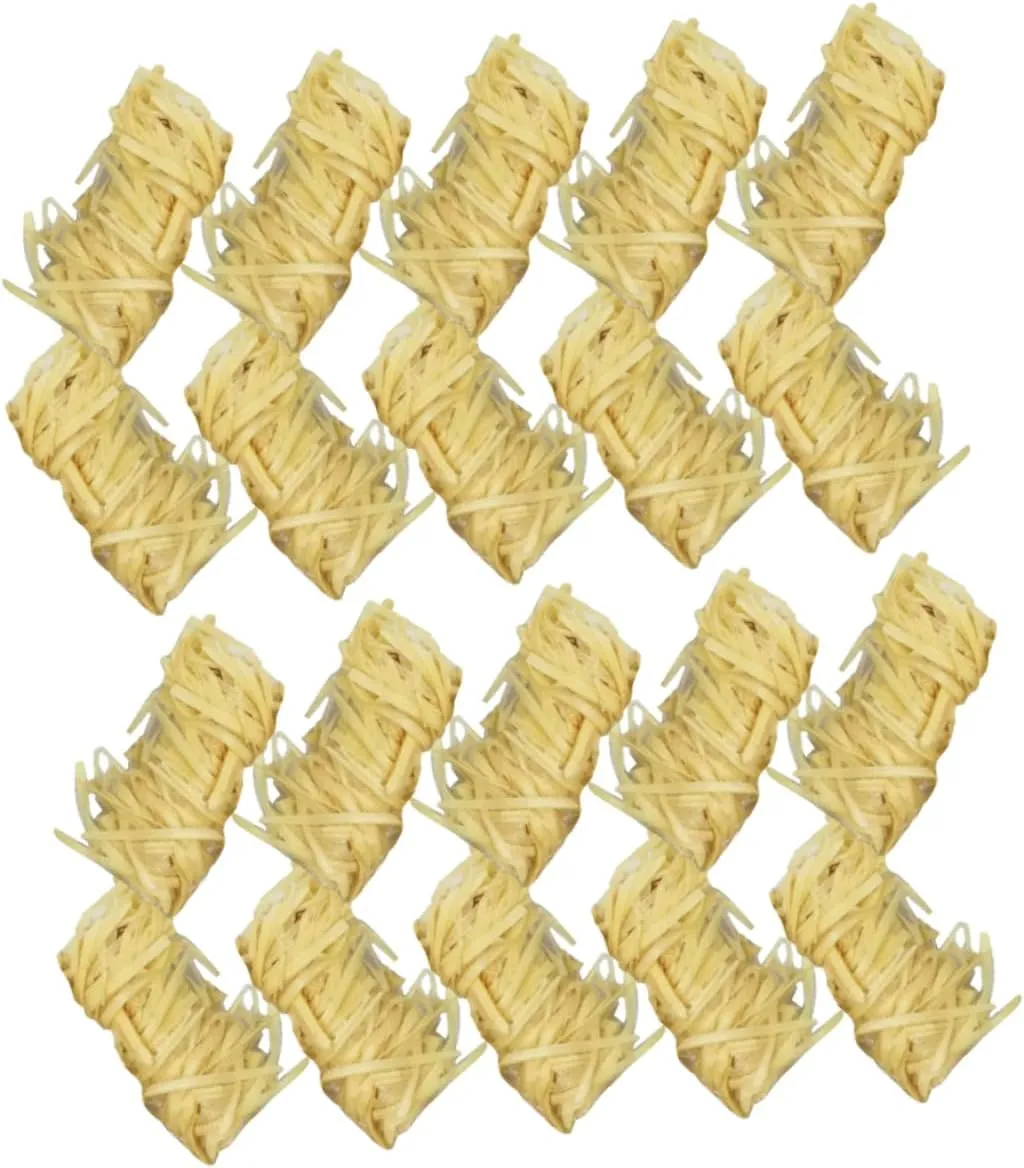 POPETPOP 32pcs Natural Firelighters Practical Fire Starter Sticks for Camping Barbecues Outdoor Activities Odorless Easy to Use Compact Design for Fire Pits Grills