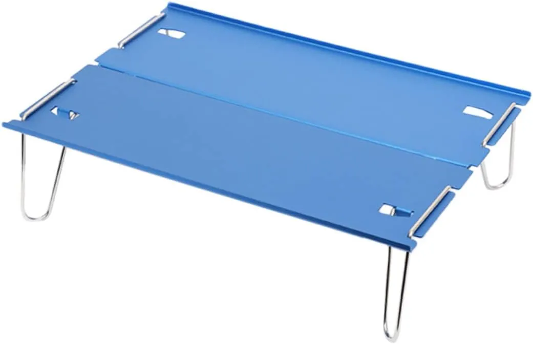 POPETPOP Folding Camping Table Portable Outdoor Table for Hiking Picnics BBQ Compact Lightweight Easy Setup for Outdoor Activities