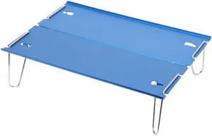 POPETPOP Folding Camping Table Portable Outdoor Table for Hiking Picnics BBQ Compact Lightweight Easy Setup for Outdoor Activities