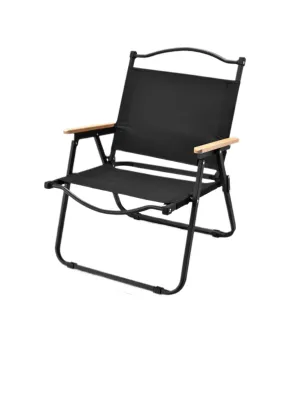 Portable camping chair-carbon steel black 60*52*42cm
