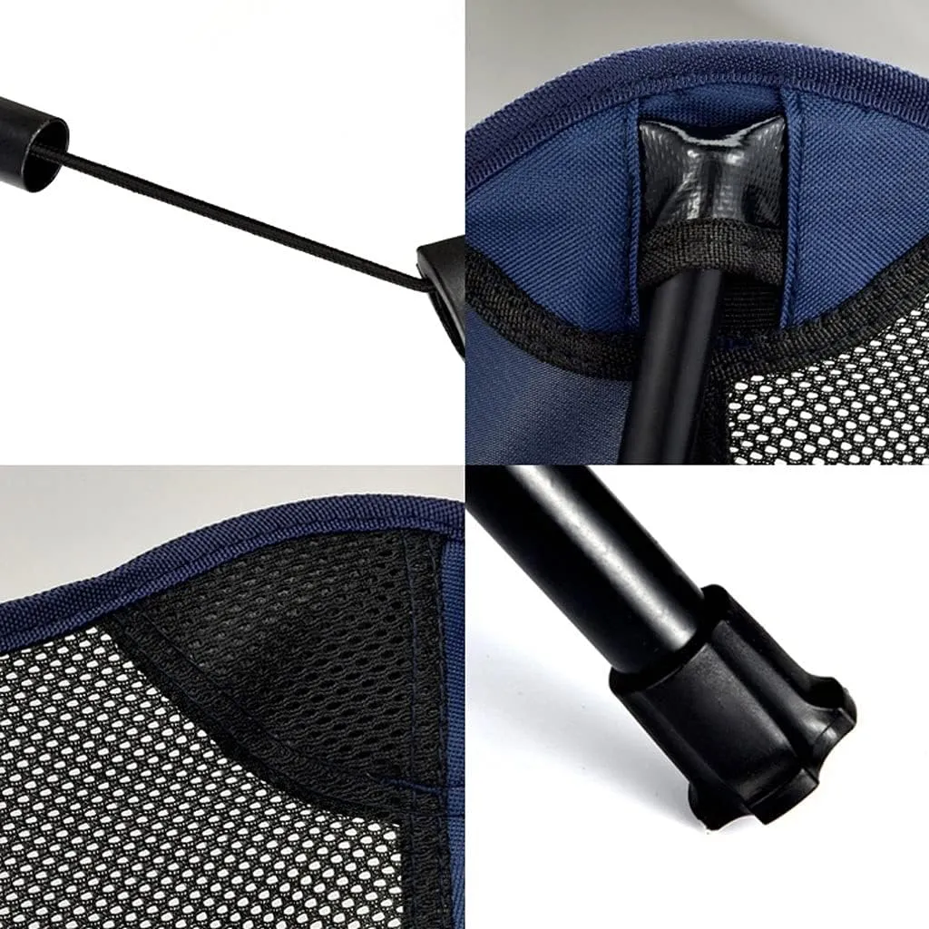 Portable Camping Chair Ultra-Light Folding Chair,High-Back Camping Chair,Breathable Mesh Backpack Chair,Outdoor,Camping,Picnic,Hiking,Travel Camping, Beach, Fishing (Color : A)