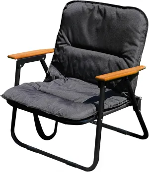 Portable Camping Chairs, Large Ultralight Backpacking Chair for Outdoor Camp, Foldable Chair for Beach, Travel, Outside Camping, Hiking, Black