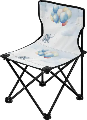 Portable Camping Folding Chairs Foldable Chair Small Cute Elephant Lightweight Backpacking Outdoor Outside Fishing