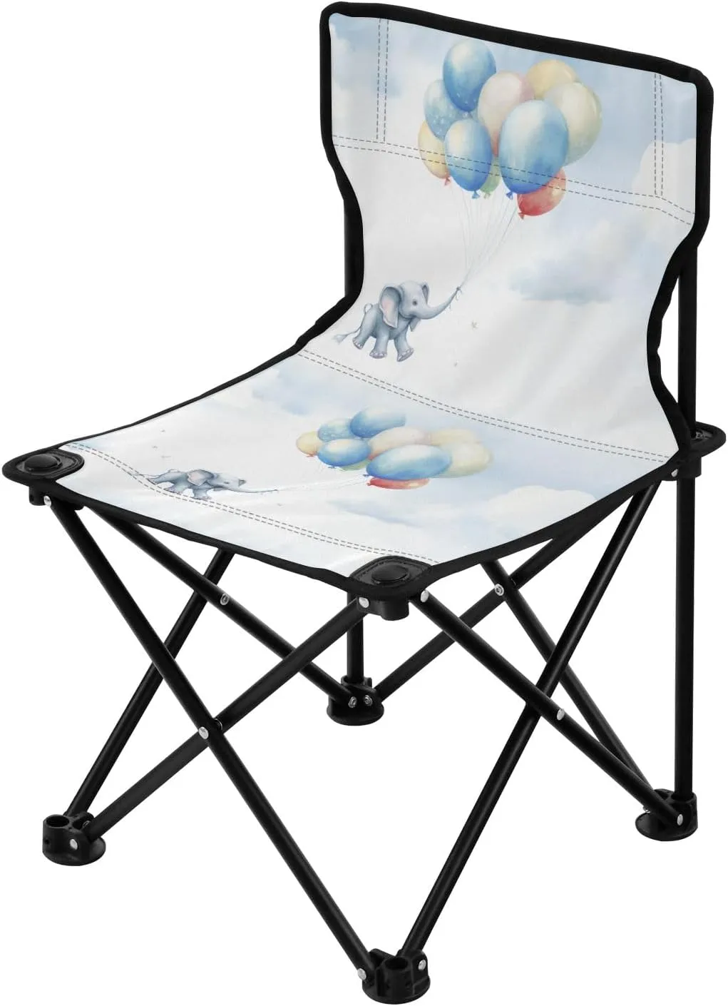 Portable Camping Folding Chairs Foldable Chair Small Cute Elephant Lightweight Backpacking Outdoor Outside Fishing