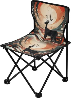 Portable Camping Folding Chairs Foldable Chair Small Deer 5 Lightweight Backpacking Outdoor Outside Fishing