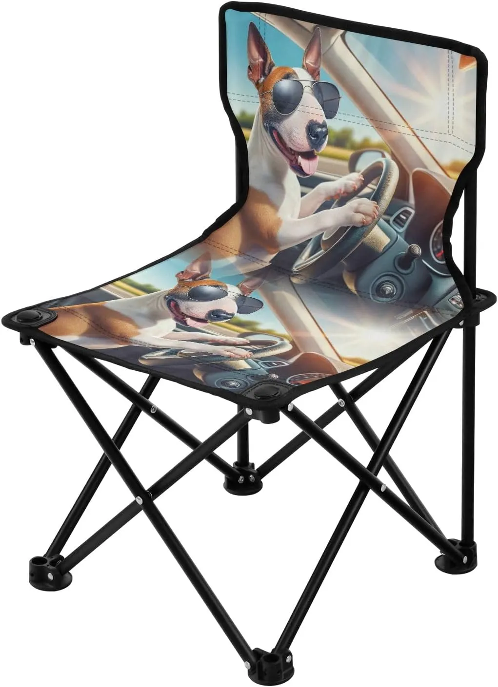 Portable Camping Folding Chairs Foldable Chair Small Driving Dog Glasses Lightweight Backpacking Outdoor Outside Fishing