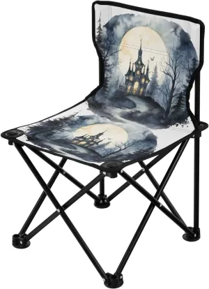 Portable Camping Folding Chairs Foldable Chair Small Halloween Village Lightweight Backpacking Outdoor Outside Fishing
