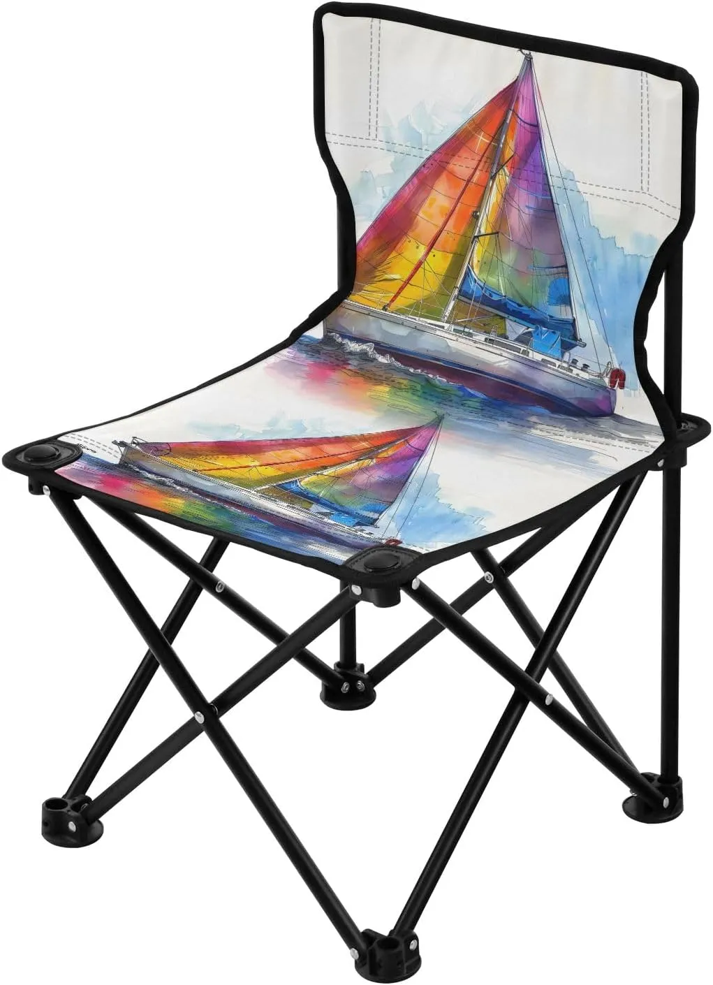 Portable Camping Folding Chairs Foldable Chair Small Sailboat Lightweight Backpacking Outdoor Outside Fishing