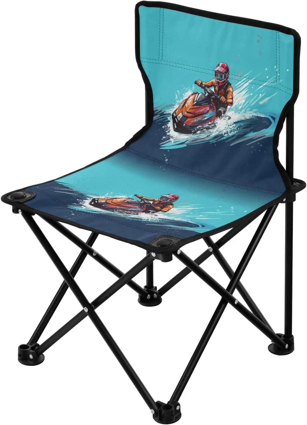 Portable Camping Folding Chairs Foldable Chair Small Water Scooter Lightweight Backpacking Outdoor Outside Fishing