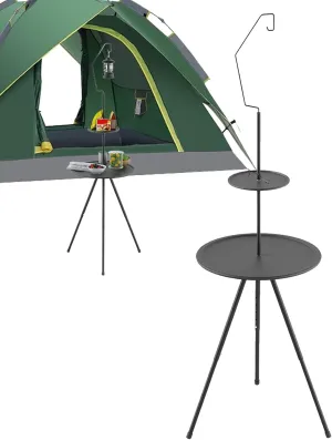 Portable Camping Table, Foldable Outdoor Camping Table, Lightweight Triangular Support Accessories Garden Supplies for Outdoor Activities Camping Hiking
