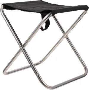 Portable Fishing Chair Padded Camping Stool Oversized High-Back Folding Outdoor Chair Double Seat Stainless Steel Design