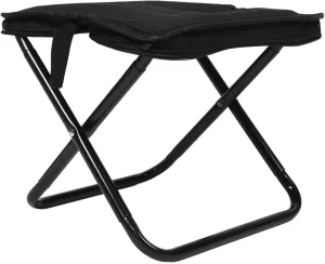 Portable Folding Camping Stool Skid Step Stool for Garden BBQ Fishing Outdoor Use Lightweight Oxford Material with Stylish Zipper Bag for