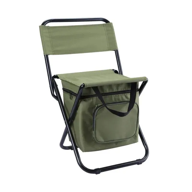 Portable Folding Chair With Storage