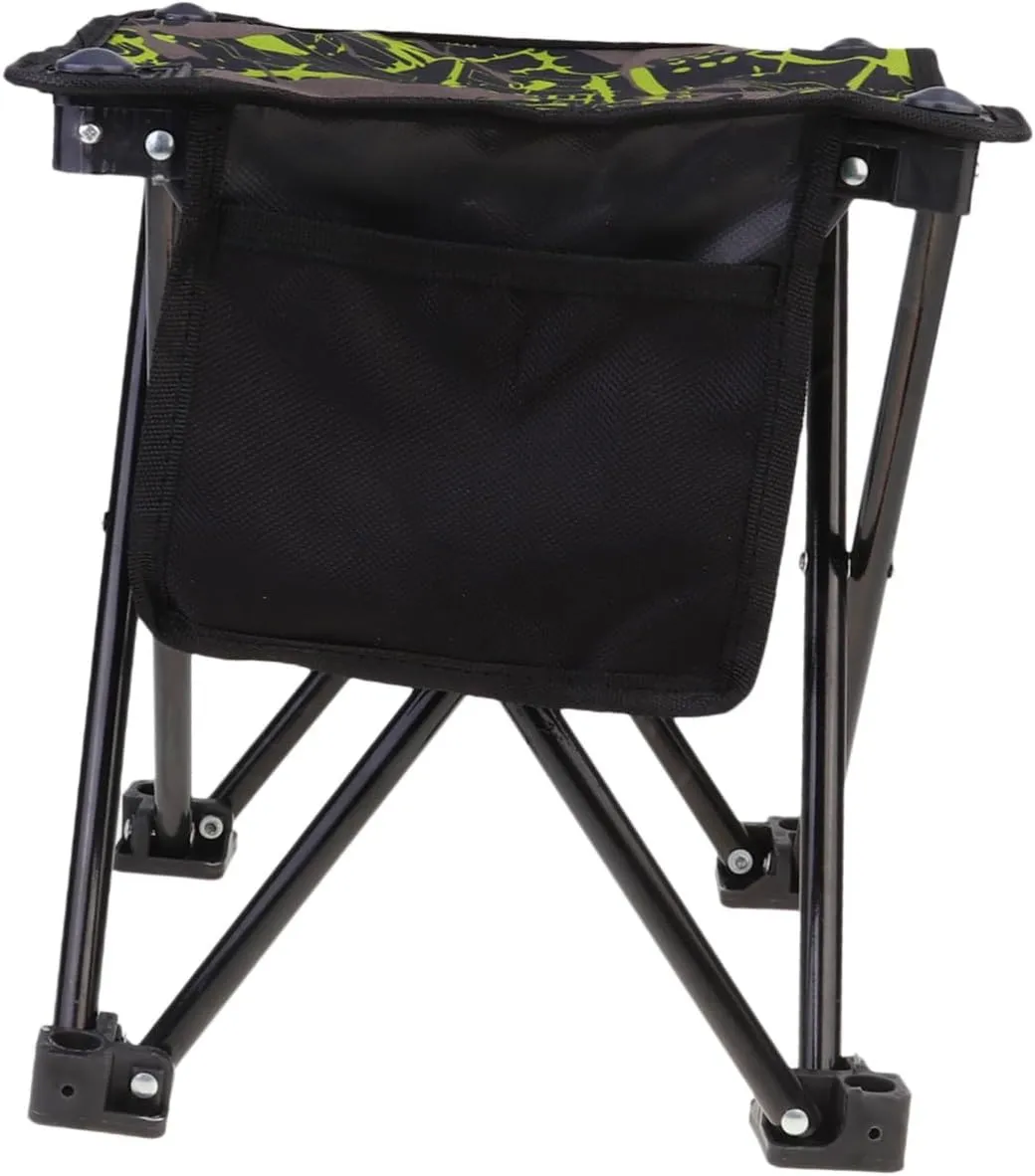 Portable Folding Fishing Chair Outdoor Camping BBQ Seat Stainless Steel for Travel