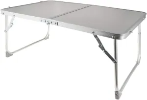 Portable Folding Table Lightweight Aluminum Table for Outdoor Camping, Hiking (Silver)