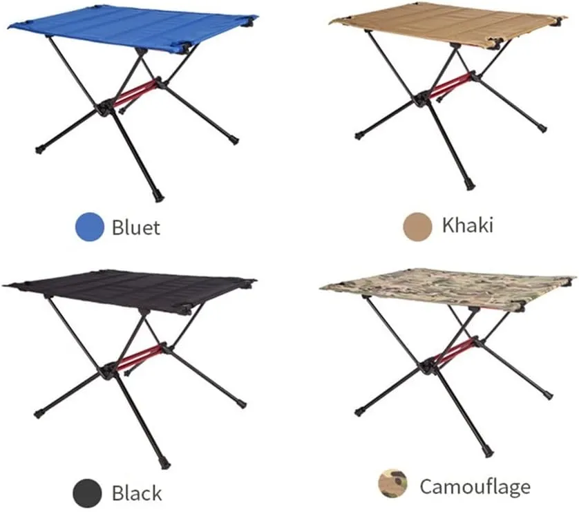 Portable Folding Table，Camping Table, Foldable Lightweight Camping Table, Compact Folding Table/(Blcak)/59X40X39.5Cm