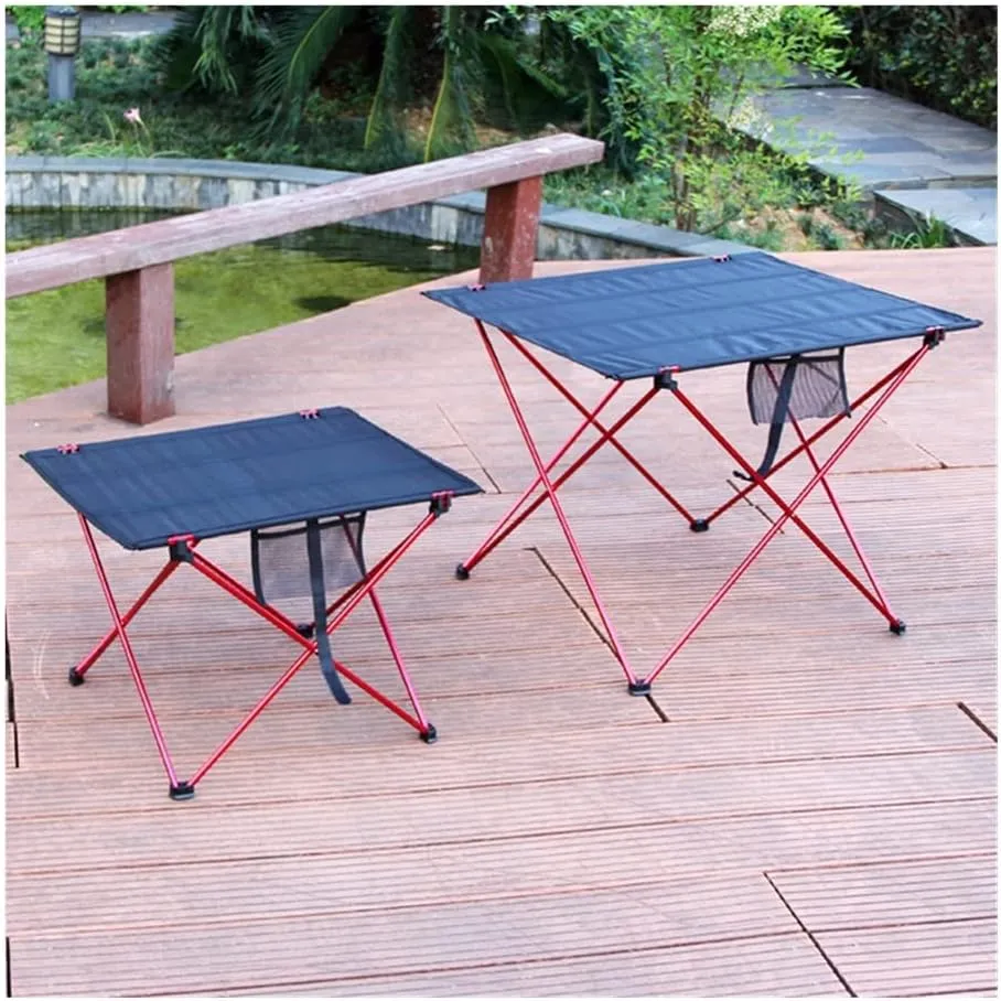 Portable Folding Table，Camping Table Portable Outdoor Folding Camping Table 6061 Alumialloy Ultralight Collapsible Picnic Desk Foldable and Lightweight Camping Table/s Blue/56X43X38Cm
