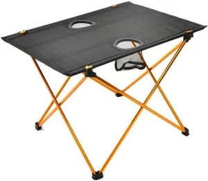 Portable Folding Table，Folding Table, Portable Table, Adjustable Folding Table, Portable Outdoor Side Table, Lightweight Camping Table, Suitable for Camping, Coffee and Travel/a/56*42*40Cm