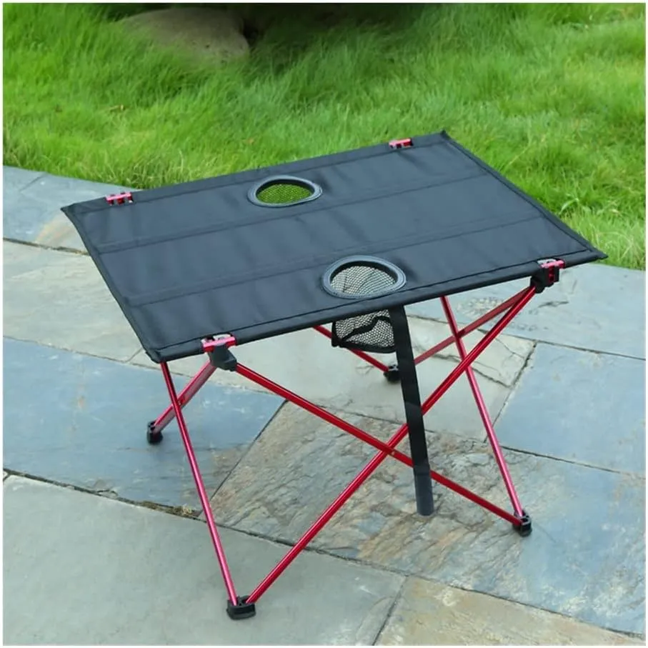 Portable Folding Table，Folding Table, Portable Table, Adjustable Folding Table, Portable Outdoor Side Table, Lightweight Camping Table, Suitable for Camping, Coffee and Travel/B/75X55X53Cm