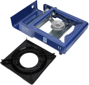 Portable Gas Stove, Windproof Barbecue Stove Outdoor Windproof Portable Camping Stove Barbecue Stove for Emergency Preparedness Kit