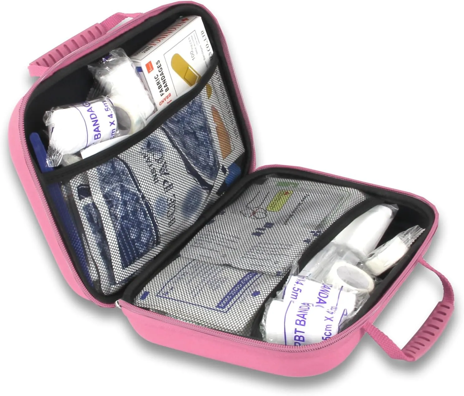 Portable-Home First-Aid Emergency-Kit Car-Travel - 299Pcs Urgent Basic First Aid Set Earthquake Emergency Kit Outdoor Backpacking Gear for Hiking Office Pink YIDERBO