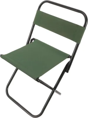 Portable Lightweight Camping Chair Compact Folding Stool for Outdoor Activities Travel Fishing and Picnics Durable Frame and Cloth Design Easy to Carry and Store