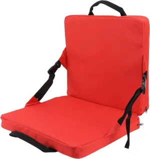 Portable Stadium Seat Cushion Bleacher Seats with Backs and Cushion Wide Portable Folding Chair Cushion Lightweight Padded Seat for Sporting Events and Outdoor Concerts