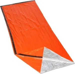 Portable Waterproof Emergency Survival Sleeping Bag Outdoor Camping Gear Thermal Sack First Aid Kit Mylar Blanket