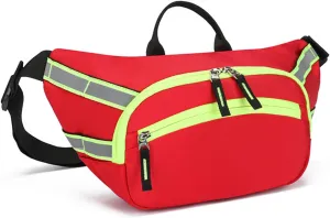 Portable Waterproof First Aid Kit, Multifunctional Emergency Rescue Trauma Nylon Waist Bag, Home/Outdoor/Travel Essentials