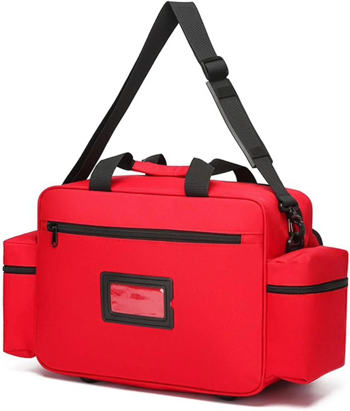 Portable Waterproof First Aid Kit, Professional Medical Trauma Bag, with Inner Dividers, for Paramedics Emergency Medical Supplies Storage