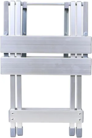 PRETYZOOM Portable Folding Stool Aluminum Alloy Ideal for Camping Garden Fishing