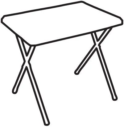 Quest Fleetwood Low Grey Folding Camping Table