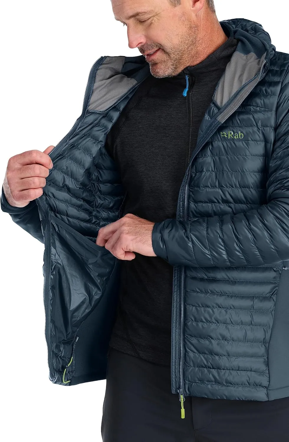 Rab Men's Cirrus Flex 2.0 Synthetic Insulated Hoody for Hiking, Climbing, & Skiing