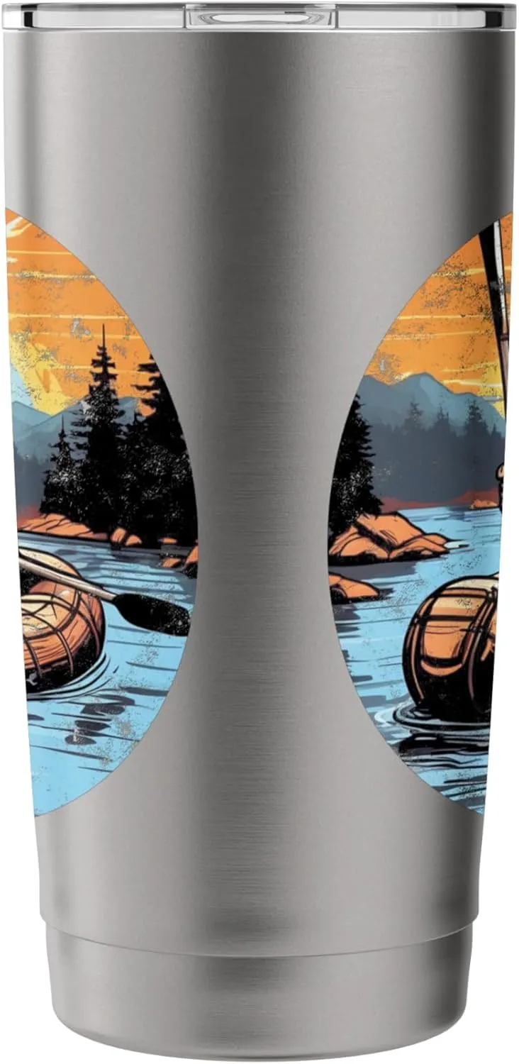 Rafting Rafter River Rafting White Water Rafting Stainless Steel Insulated Tumbler